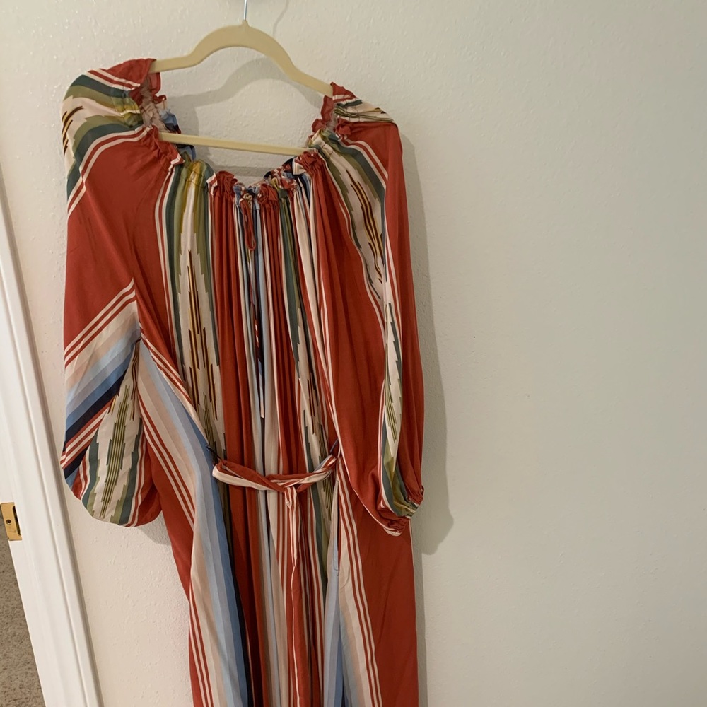 Long sleeve flowy dress